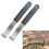 2-Pack Heavy-Duty Paver Puller & Extractor Tool - Steel Lifter with Micro-Type Teeth Gripper Slots for Brick 2