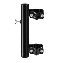 RV Ladder Mounted Flagpole Holder, , Flag Pole for Travel Trailer, Compatible with Rails