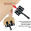 Adjustable Angle Shield Holder Set Protect Splash-Proof Paint Baffle Grippers Long Rod Spraying Guards 5