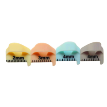 4pcs Sewing Finger Ruler for Even Stitches, Mini Measuring Gauge, 4mm, 3mm, 2mm Quilting Templates