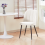 AINPECCA (Cream White, 4PCS) 2/4PCS Dining Chairs Padded Seat Velvet Breakfast 7