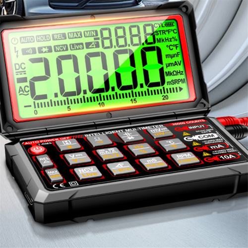 623 Smart Rechargeable Car Multimeter Repair Tester 20000 Count Voltmeter Multitester Meter Tools 1