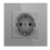 Mechanical Button Switch 1/2Gang 1Way Light Wall Electrical Socket TV CAT6 Glass Panel 7