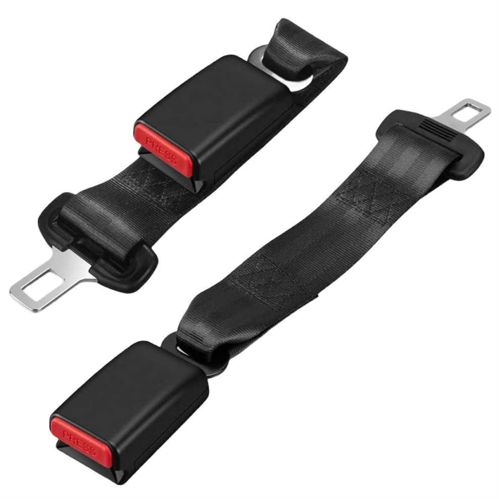 Seat Belt Extender Buckle, Replacement Shoulder Straps For Backpacks Extension Black/Red 4853736857136
