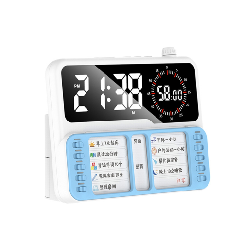 Visual Timer for Kid Adult and Toddler Task with Planning Board Countdown Clock Schedule Time Management Blue