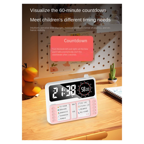 Visual Timer for Kid Adult and Toddler Task with Planning Board Countdown Clock Schedule Time Management Blue 1