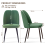 AINPECCA (Grass Green, 2PCS) 2/4PCS Dining Chairs Padded Seat Velvet Breakfast 8
