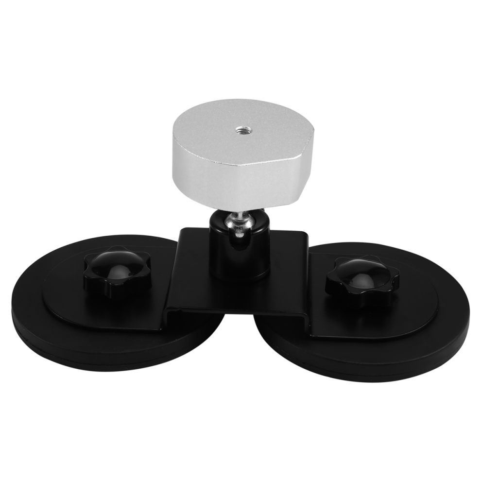Mini Roof Mount Magnetic Car Adjustable Angle Antenna Mounting Bracket For Rv Truck Silver 4853736860846