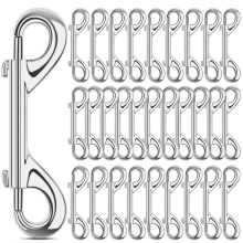 Extra Large 3.5 Inch Double Ended Bolt Snaps Hooks 110lbs Load Capacity Zinc Alloy Buckles for Heavy Duty Trigger Snap