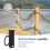 4Pack 2inch Rope Support Holder for Corner Post Drop Ring Brackets Stainless Steel Decorative Fencing 4