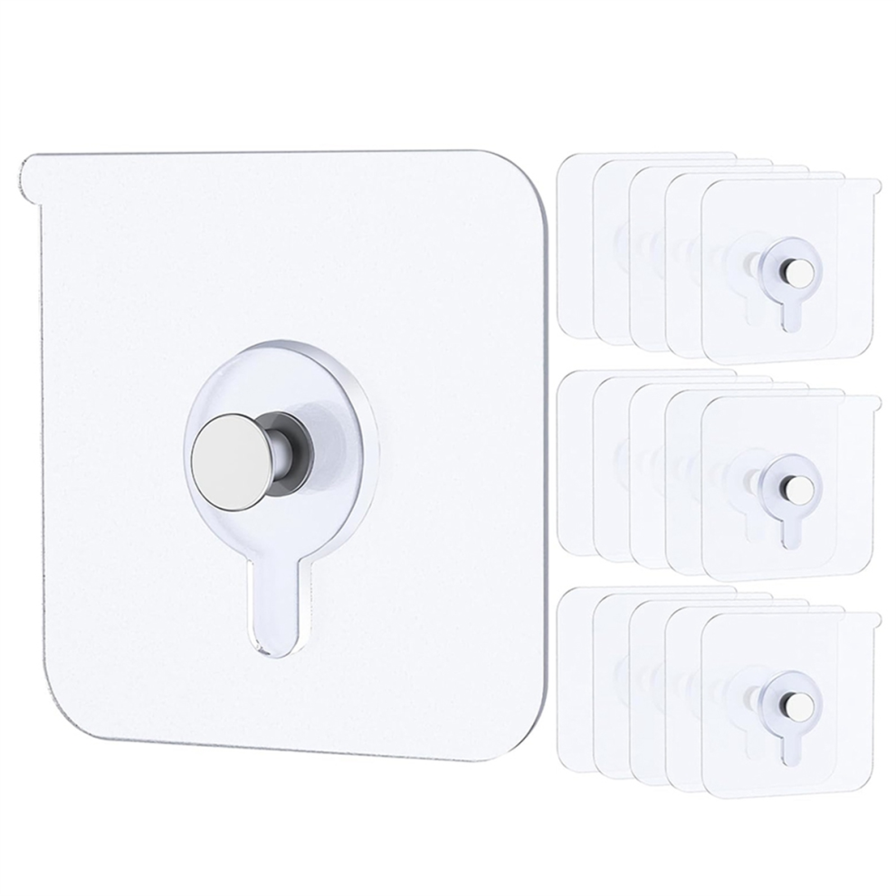 Adhesive Picture Hooks 33 Lbs Load Heavy Duty Hangers Without Nails Wall For Hanging 30Pcs 4853736867708