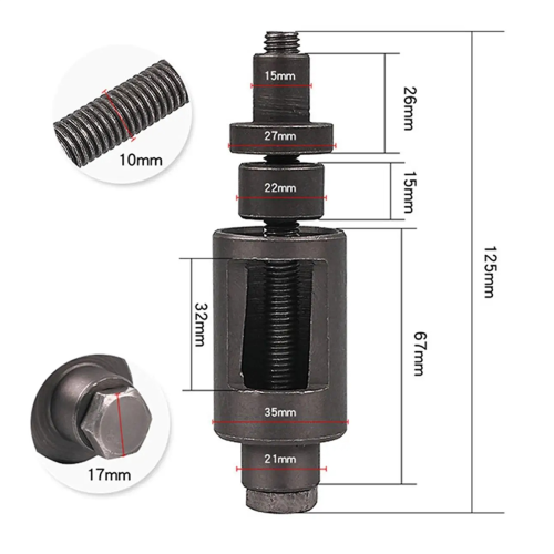 Engine Bushing Remover Puller Tool Portable Smooth Motor Universal for JH70 Gy6 125cc 150cc Scooters 1