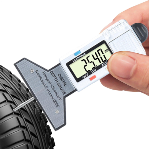 Digital Tire Tread Depth Meter-Tread Detector-Digital Gauge LCD Display-Digital 0.25.4mm Range 1