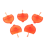 5Pcs Polyurethane Foam Flat Fan Sprays Nozzle Expanding Foaming Jet Glue Trigger 4