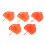 5Pcs Polyurethane Foam Flat Fan Sprays Nozzle Expanding Foaming Jet Glue Trigger 7
