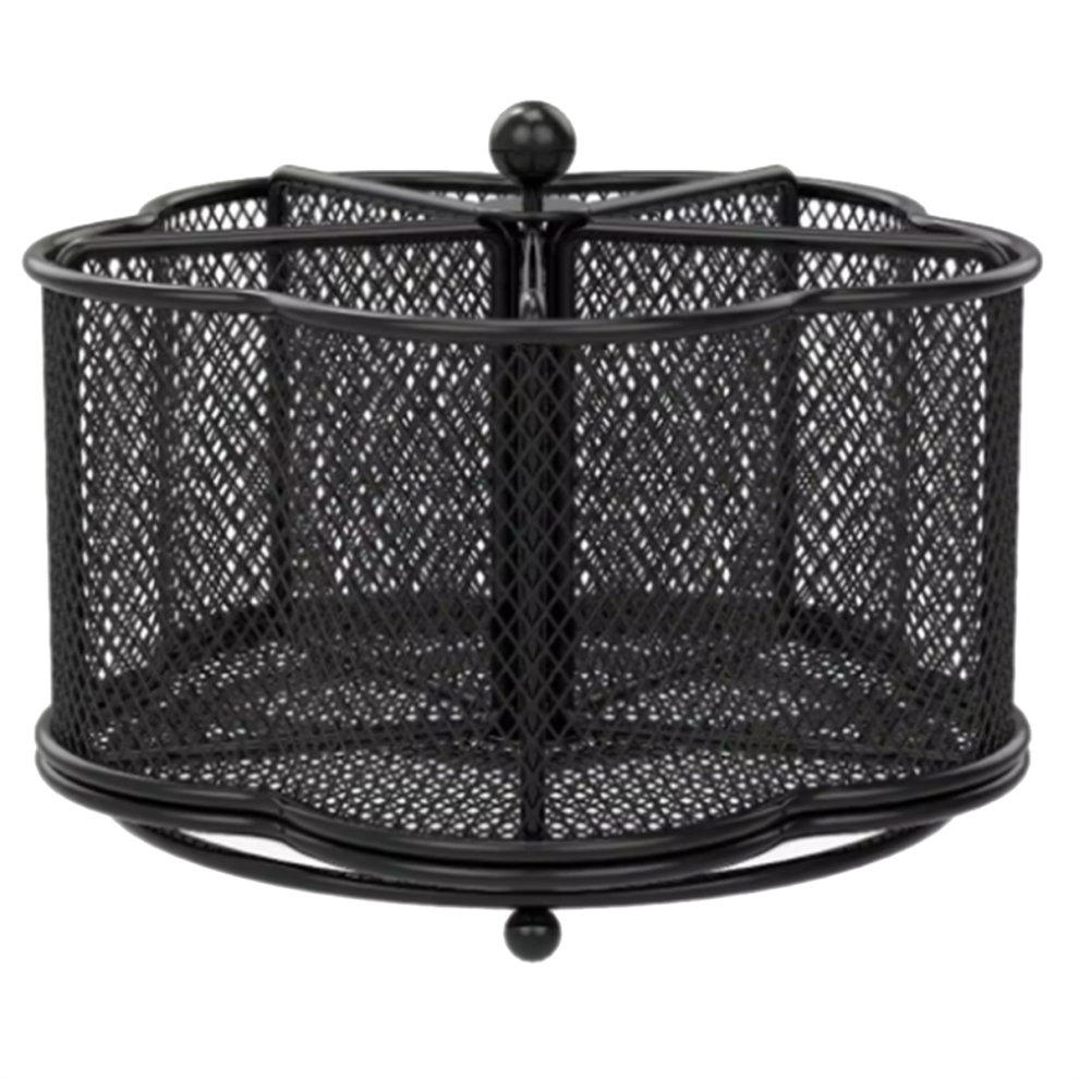 5-Compartment Iron Utensil Holder Kitchen Organizer Pen Storage Tube-image-OPC-PJ877XN-NEW