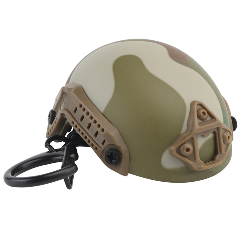 Jehiatek Mini Fast Helmet Keychain Fan Accessories Beer Opener Bottle Decrowner Dummy Shaped Toy Cp