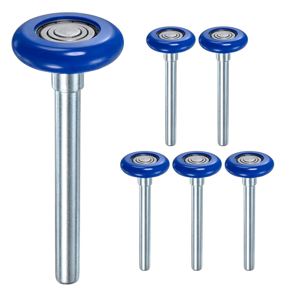 6Pcs Nylon Garage Door Rollers, 1.8In/46Mm Quiet Wheels, High Load 6200Zz 8 Balls Sealed Precision Bearing B 4853736869658