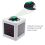 Cube Timer 1.4in 4 Sided Digital Shot Countdown Stopwatch for Chess and Card Competition Green 4