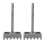 SDS Plus Square Hole Cutter for 86-Type Electrical Junction Boxes, Heavy-Duty Concrete Wall Punch Tool 2 Pack 8
