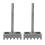 SDS Plus Square Hole Cutter for 86-Type Electrical Junction Boxes, Heavy-Duty Concrete Wall Punch Tool 2 Pack 1