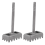 SDS Plus Square Hole Cutter for 86-Type Electrical Junction Boxes, Heavy-Duty Concrete Wall Punch Tool 2 Pack 3