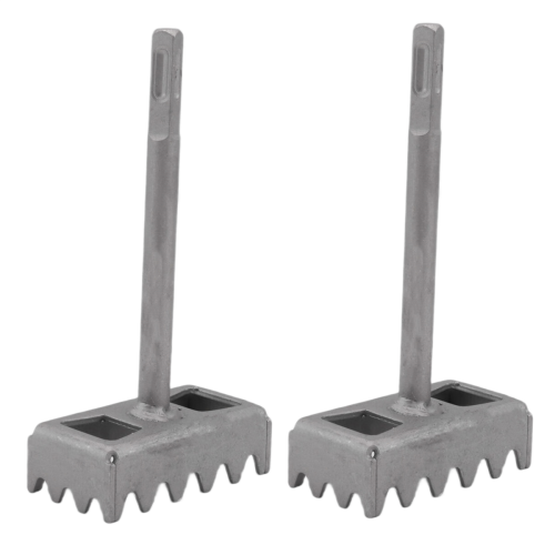 SDS Plus Square Hole Cutter for 86-Type Electrical Junction Boxes, Heavy-Duty Concrete Wall Punch Tool 2 Pack 2