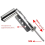 Upgrade Reciprocating Metal Small Telescopic Linear Actuator 39mm Stroke Motor Accessories EU Plug 3