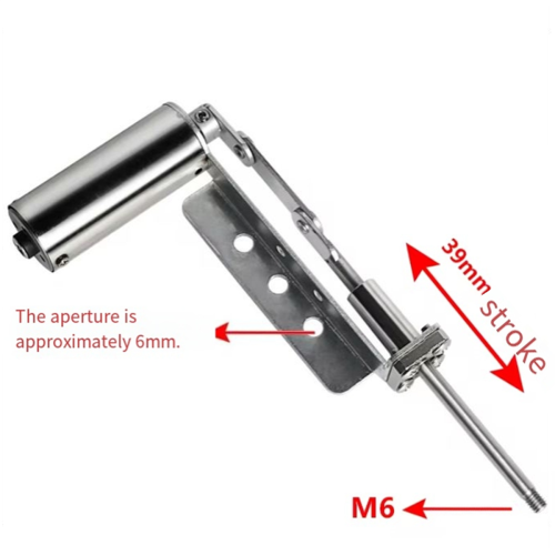 Upgrade Reciprocating Metal Small Telescopic Linear Actuator 39mm Stroke Motor Accessories EU Plug 2