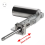Upgrade Reciprocating Metal Small Telescopic Linear Actuator 39mm Stroke Motor Accessories EU Plug 2