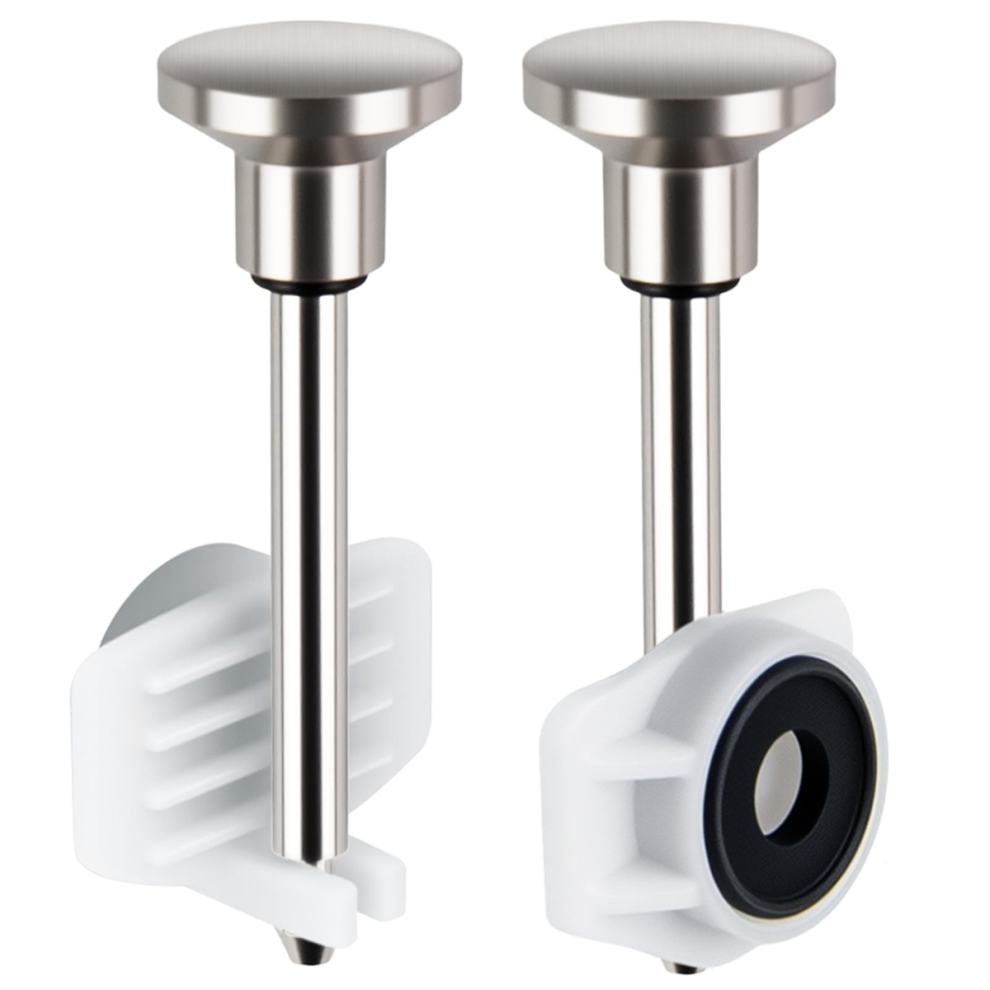 2-Pack Universal Tub Spout Diverter Repair Kit, Leak-Proof Bathtub Faucets Replacement Parts Brushed 4853736873372