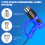 3 Nozzles Heat , Adjustable Temperature, Suitable for DIY, Stripping Paint, Shrinking PVC Drying Crafts,EU Plug 7