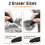 Electric Eraser for Artists, Rechargeable Kit, 20 Refills, Automatic Portable Drawing Black 7