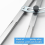 Woodworking Compass Geometry Tool - Professional Locking Drafting with Pencil Holder 300mm 3