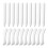 20 Pcs Bone Folder Tool - Plastic Paper for Card Making, Leather Cards, DIY Handmade Burnishing, Bookbinding 7