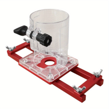 2 in 1 Center Fastener Slotting Bracket, Woodworking Grooving for Cabinet Furniture Install Screw Fasteners,with Base
