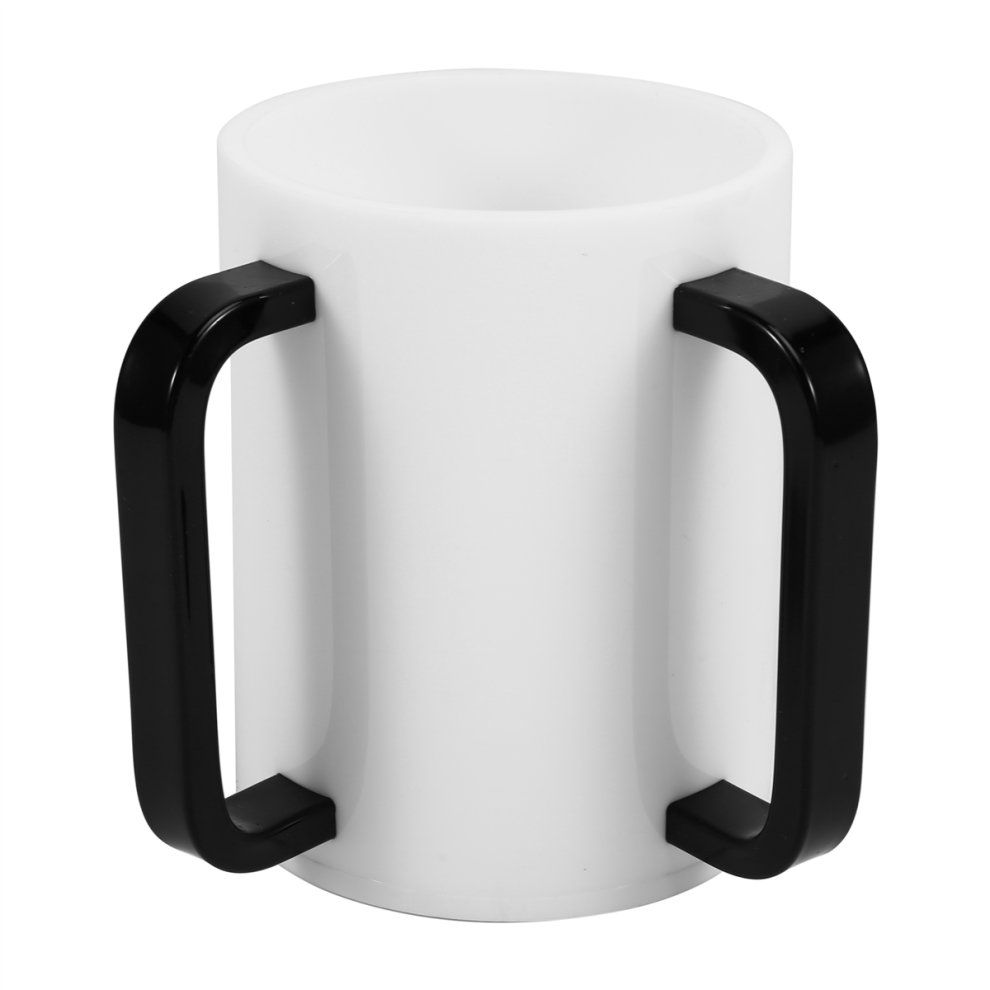 Photos - Shower Gel Jehiatek Hand Washing Cup Acrylic Wash with Two Handles for Jewish Prayer Black 