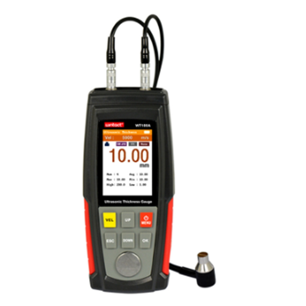 Ultrasonic Thickness Gauge Meter Tester Steel Plate Glass Plastic Ceramic Rechargeable Battery 4853736891796