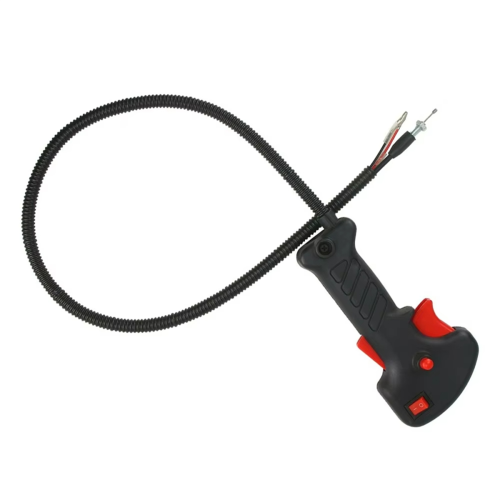 1Pcs Length 80cm 19mm Pipes Orange Strimmer Trimmer Brush Cutter Handle Switch Throttle Trigger Cable 2