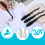 Blending Stumps for Drawing, with 40 Pcs Replacement Wipes Art Tools Highlighting, Shadowing 5
