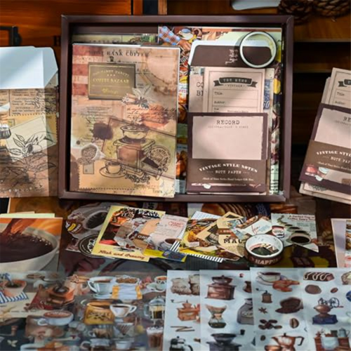 Scrapbooking Kit, , Perfect for -Scrapbooking Materials, Planner DIY Art Crafts Coffee Bazaar 2