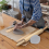 12 Pcs Pottery Tools 1 Wood Rolling Pin Wedging Board/Linen Tablecloth and 10 5 Size Teaching 4
