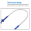 Magnetic Pick Up Tool 4 Claws Bright LED Light Flexible Spring Magnet Pickup Grip Grabber for Garbage 2