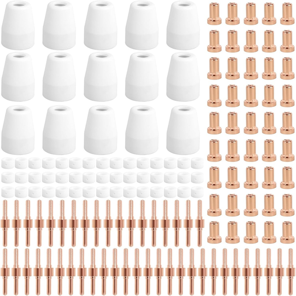150PCS PT-31 Plasma Cutter Tips Fits CUT-45 CUT-50 CT-312 MIG205MP, Consumables with Torch-image-OPC-PJ87DXJ-NEW