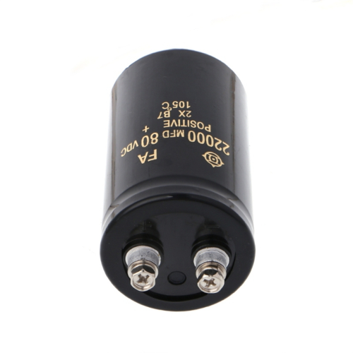 2200UF/80V High Capacity Bolt Type Electrolytic Capacitor 50x80mm 2