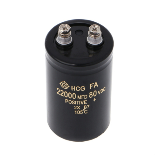 2200UF/80V High Capacity Bolt Type Electrolytic Capacitor 50x80mm 1
