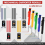 1 Set Mechanical Carpenter Pencil with 78 Refills and Sharpener, Pencils,Deep Hole Long-Nib Marker 2