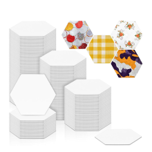 500 PCS Paper Piecing 1Inch, Hexagon Quilting Templates for DIY Patchwork Crafts and Sewing Supplies