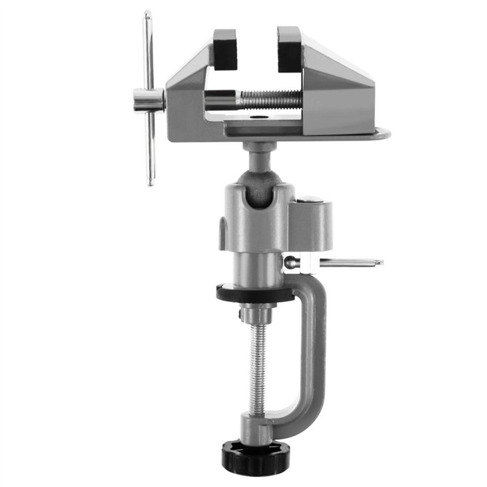 Mini Bench Vise Table Clamp 360 Rotatable Portable Work Fixed Tool For Drilling Woodworking Jewelry Making 4853128039515