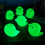 6 PCS Luminous Mini Figures Ghost Devil Ornaments Decor Halloween Party Home Gift Horror Props 4